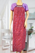 Ladies Pure Cotton Nighty with Elastic