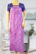 Ladies Pure Cotton Nighty with Elastic