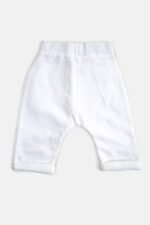 Baby Girls Knit Fleece Jogger, Cute Panda, White