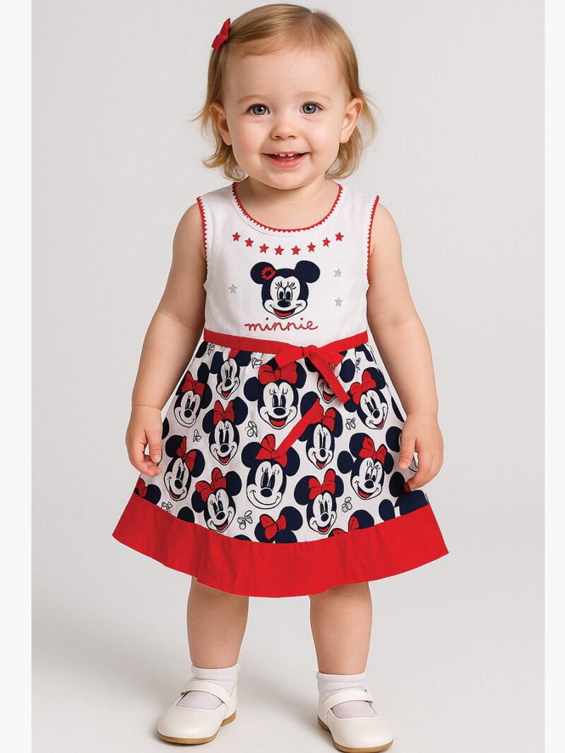 Minnie Little Girls A-Line Sleeveless Frock