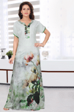Ladies floral printed nightgown