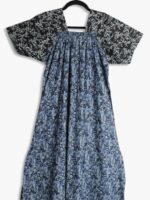 Women's Place Pure Cotton Pleated Nighty – Slated Grey