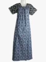 Women's Place Pure Cotton Pleated Nighty – Slated Grey