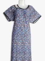 Women's Place Lycra Nighty – Abstract Design, Scoop Neck Women's Place Lycra Nighty – Abstract Design, Scoop Neck