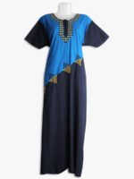 Women's Place Dual-Tone Cotton Zipper Nighty Gown Women's Place Dual-Tone Cotton Zipper Nighty Gown