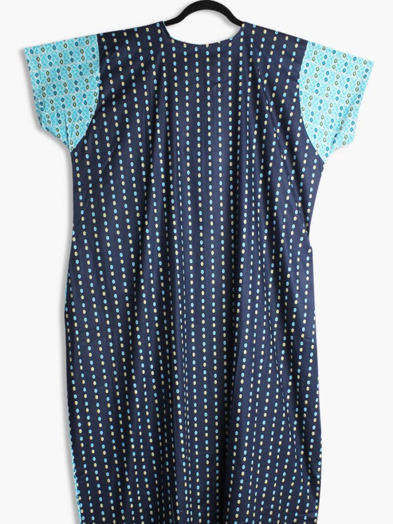 pure cotton zipper nighty for women - women's place