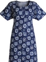 Cotton Feeding Nighty – Zipper & Side Zip