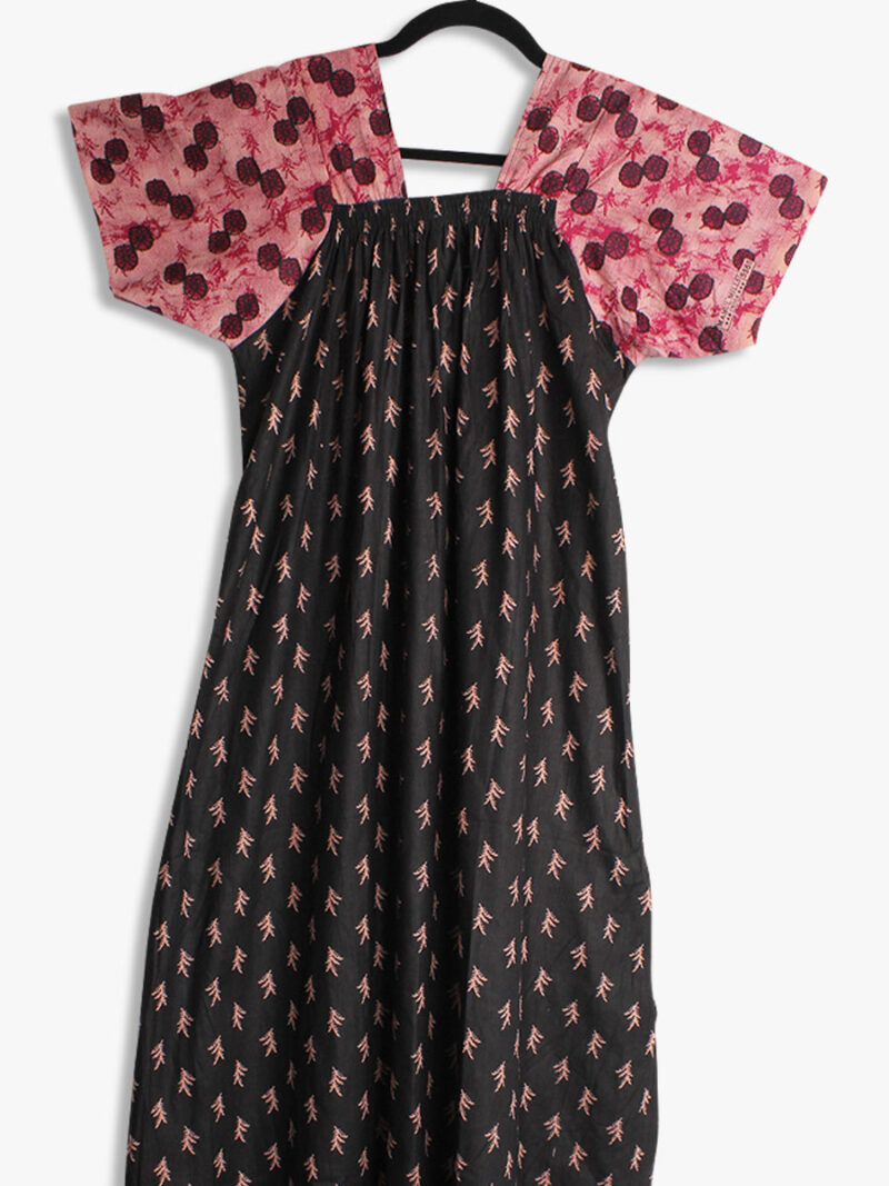 women elastic pure cotton nighty - women's place
