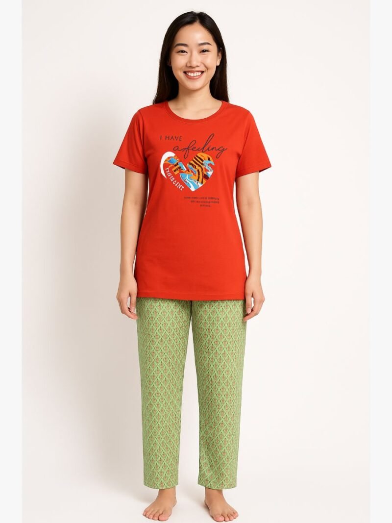 ns1 women cotton night suit - women's place