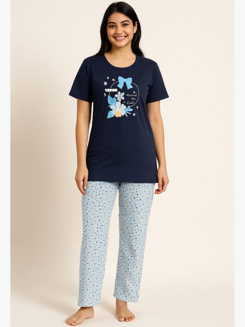 ns8 women cotton night suit - Women's Place