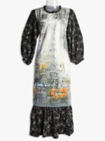 Women's Western Printed Maxi Dress – Women's Place