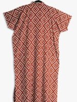 Pure Cotton Nighty – Collar Neck, Zipper, Side Pocket - Women's Place