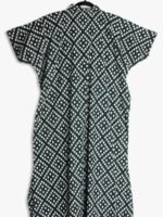 Cotton Nighty – Collar Neck, Zipper, Side Pocket - Women's Place