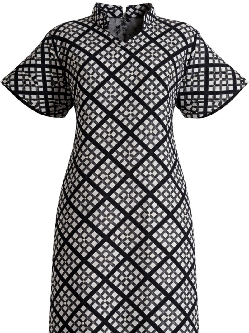 Women Pure Cotton Zipper Nighty, Collar Neck, Dark Green
