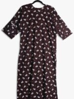 WN-MODEL-44-BU-XXL-5-B Cotton Nighty with Shawl/Dupatta - Women's place