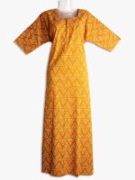 WN-TARA-47-AR-XXL-02-F women's pure cotton zipper nighty - women's place