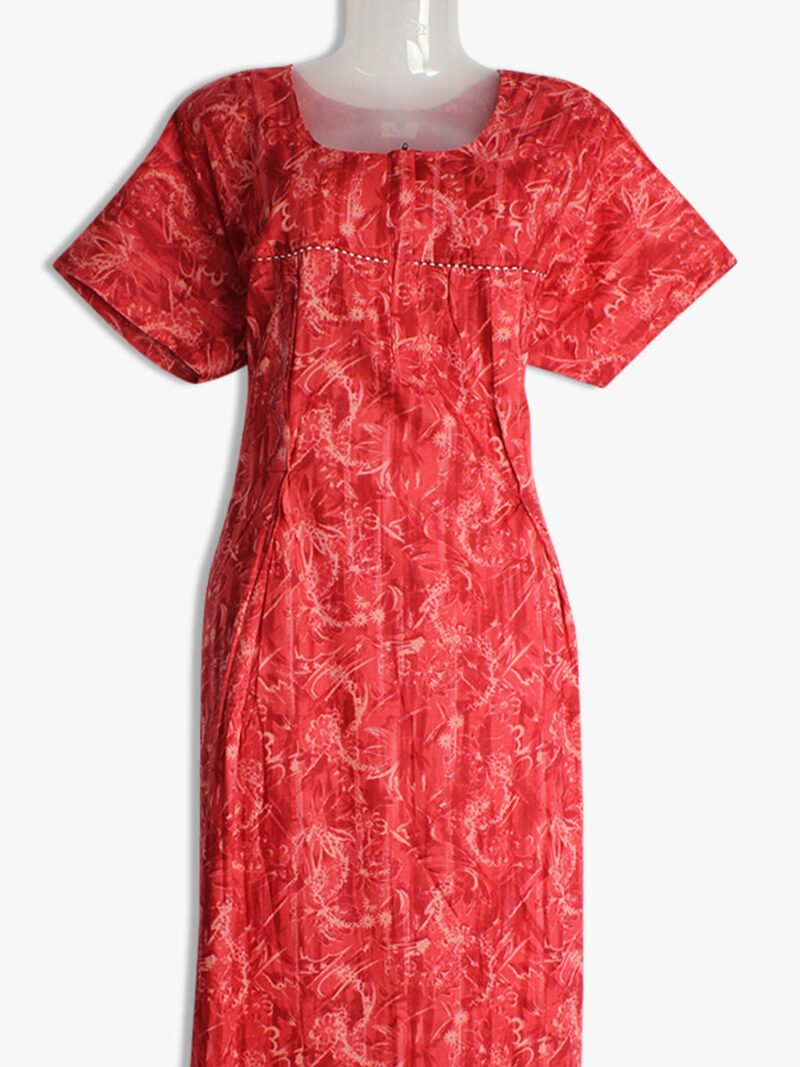 women pure cotton feeding nighty - women's place