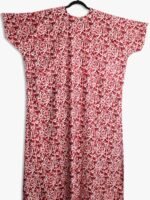 Cotton Plus Size Nighty with Zipper & Side Pocket - Women's Place