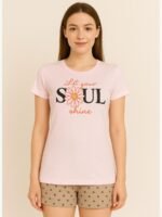 women cotton t-shirt - women's place