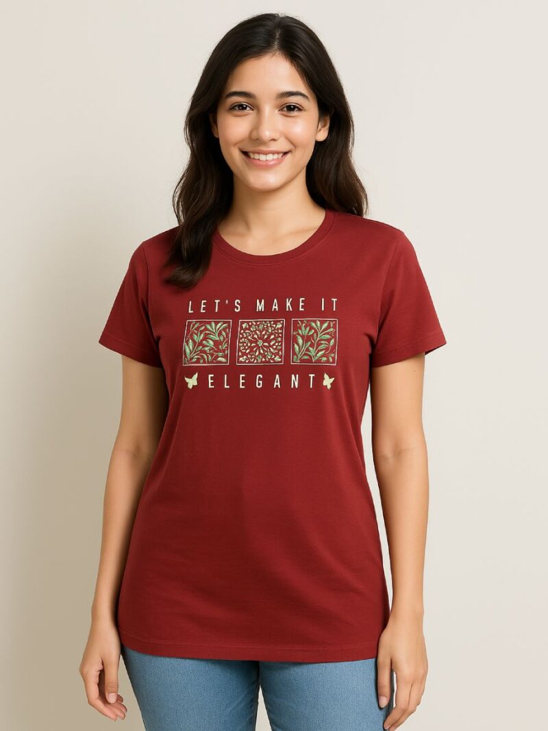 women plus-size cotton t-shirt - women's place