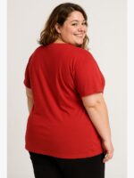 WTS-SRI AMMAN-01-MR-5XL-09-B women plus-size cotton t-shirt - women's place