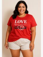 women plus-size cotton t-shirt - women's place