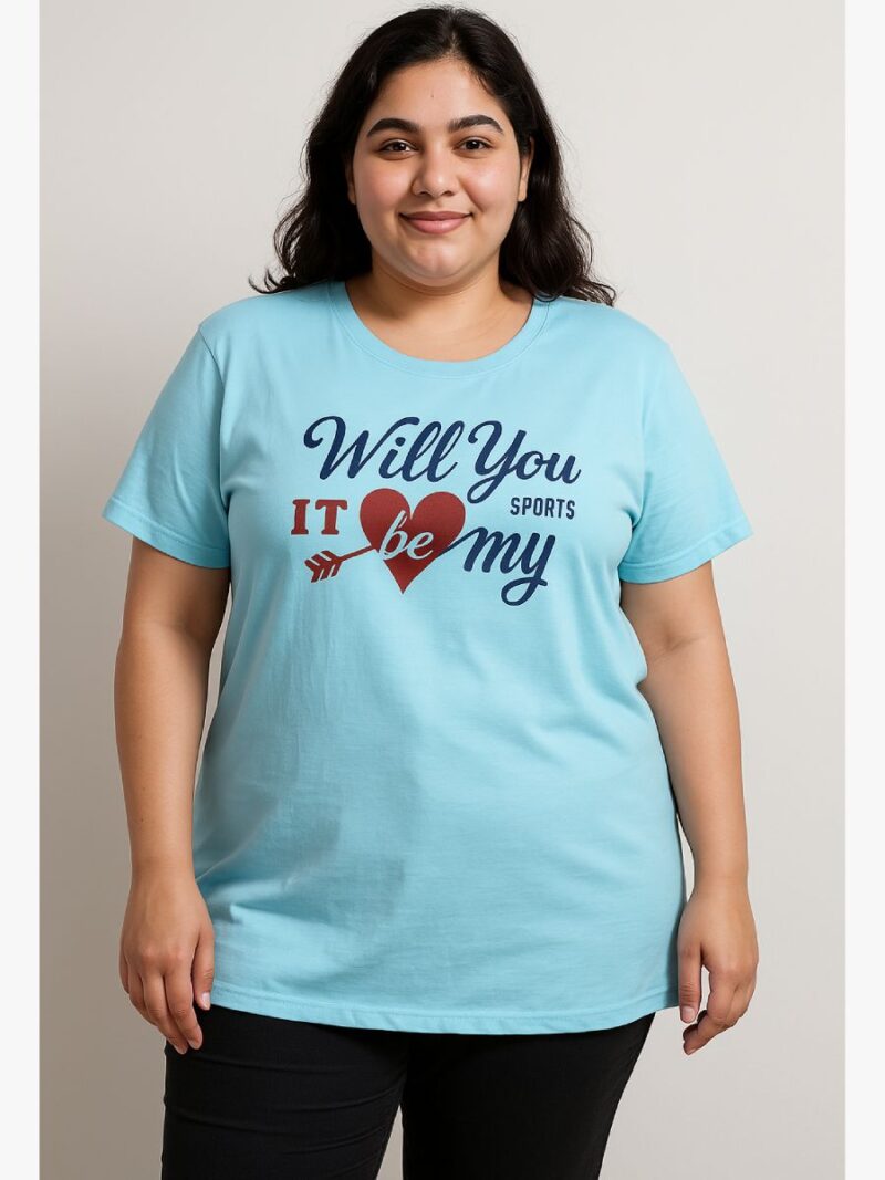 women plus-size cotton t-shirt - women's place