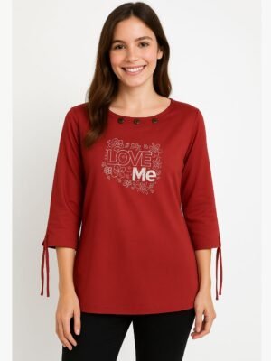 women casual printed top - women's place