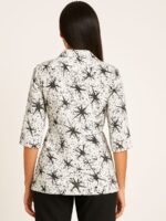 WTS-WP-01-WH-XXL-01-B women casual printed tunic top - women's place