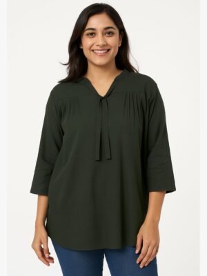women popcorn tunic top - women's place