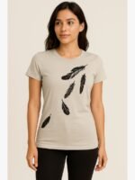 women cotton t-shirt - women's place