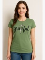 women cotton t-shirt - women's place