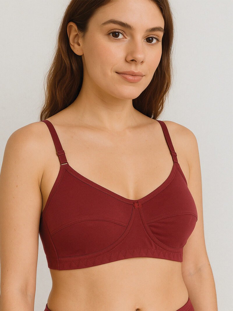 WB-REVOS-02-MR-M-01-F Premium Cotton Bra for Women