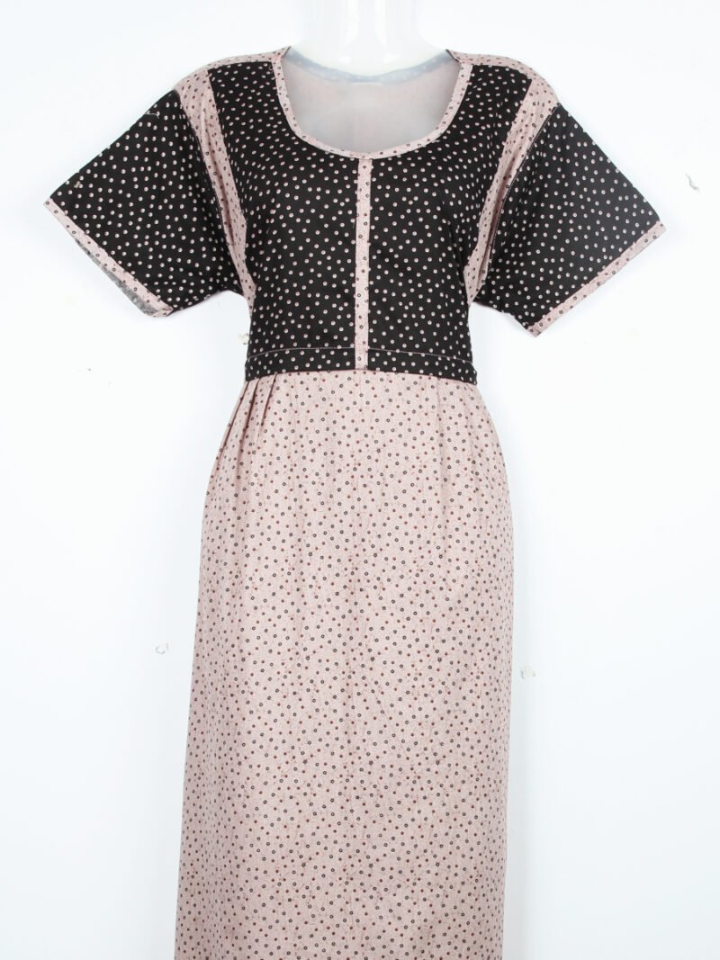 WN-SADIQ-57-PC-XXL-05-F-crop Women’s Cotton Feeding Frock Nighty, Side Zip, Peach