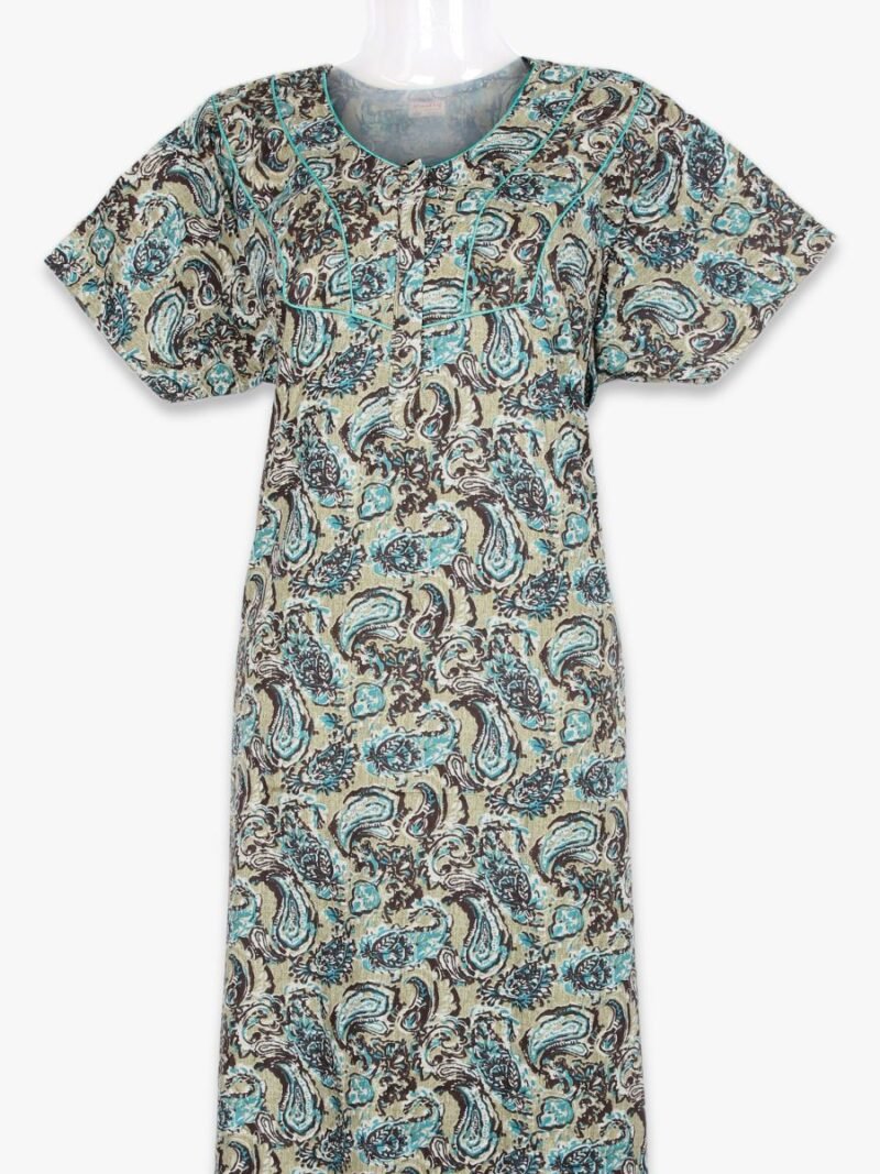 WN-SADIQ-58-BR-XXL-01-F-crop women cotton zipper nighty