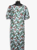 WN-SADIQ-60-FG-3XL-10-B Women’s Cotton Nighty, Piping, Forest green