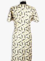 WN-SADIQ-62-BG-XXL-08-B Women's Cotton Zipper Nighty, Prill Style ,Beige