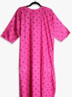 Pink Cotton Nighty for Women