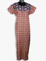 WN-TARA-63-MR-XXL-03-F women cotton ajrakh model nighty