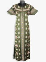 WN-TWIN ROSES-67-GR-XXL-01-F women cotton nighty