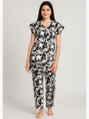 women cotton night suit