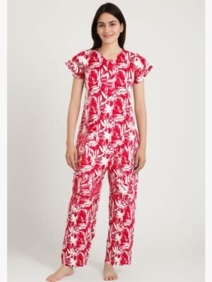 women cotton night suit