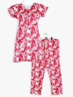 WNS-VENIS-874-RD-L-01-full women cotton night suit