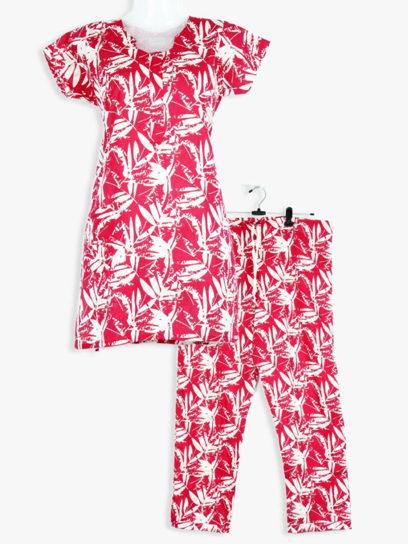 women cotton night suit