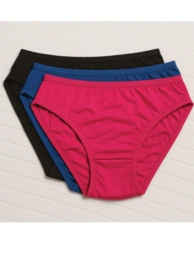 Women’s Cotton Panty, 3 Pcs Pack