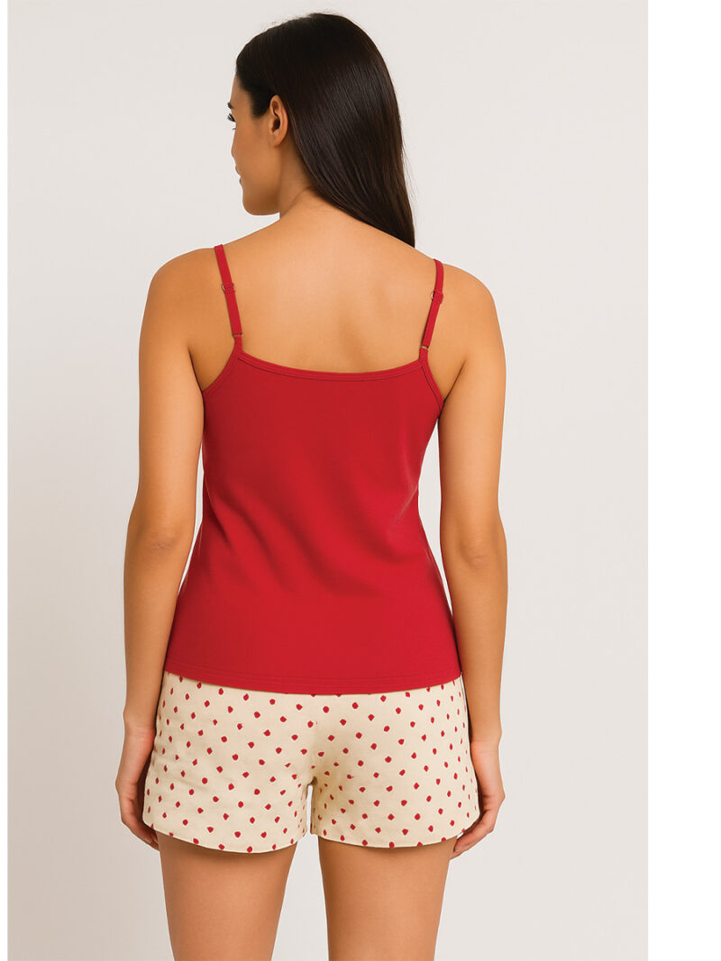 Women's Cotton Camisole Top, Cerise