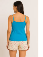 Women's Cotton Camisole Top, Denim Blue