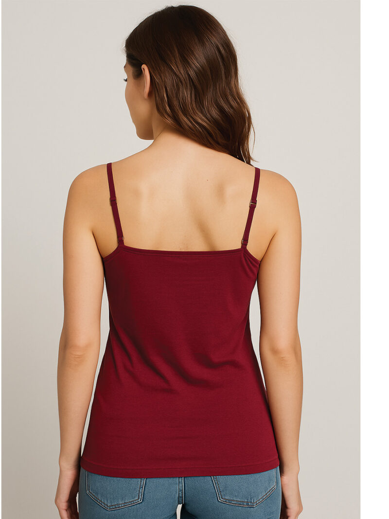 Women's Cotton Camisole Top, Maroon