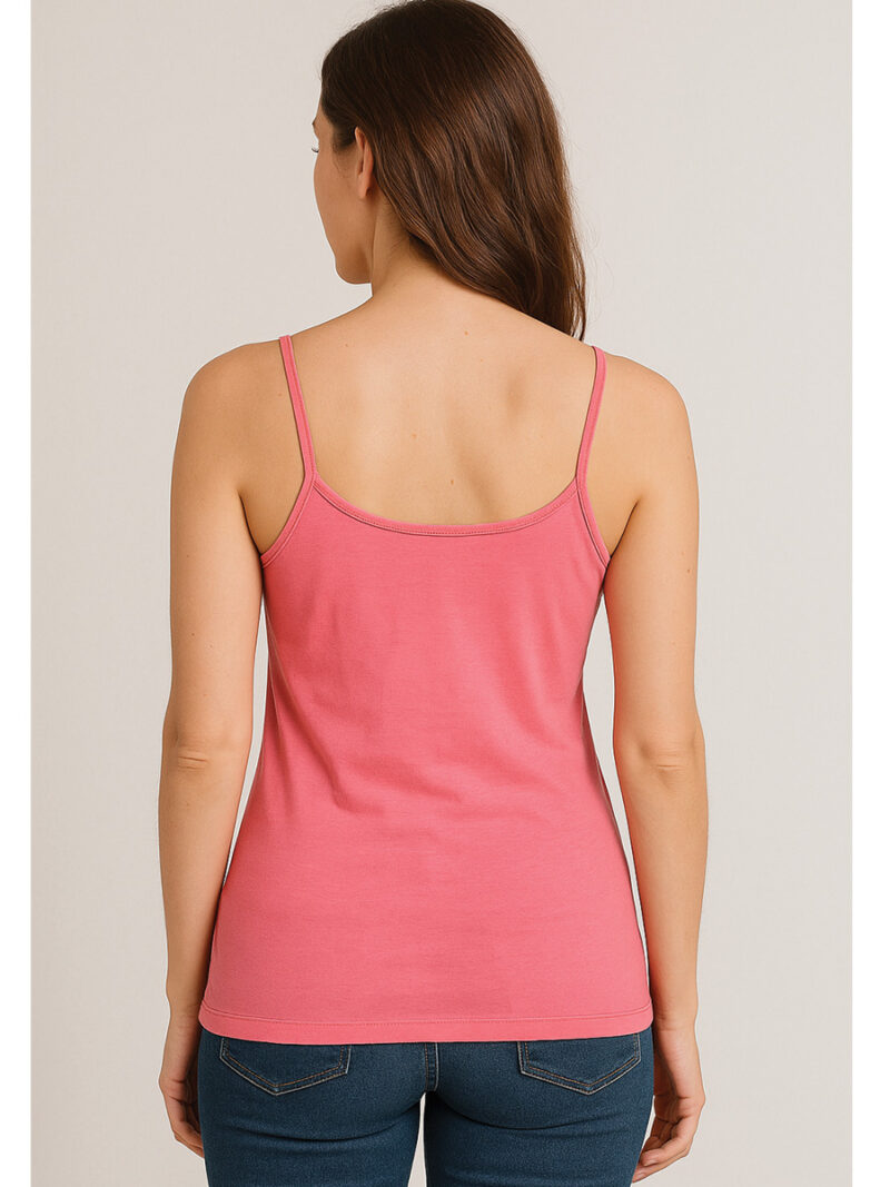 Women's Cotton Camisole Top, Dusty Pink