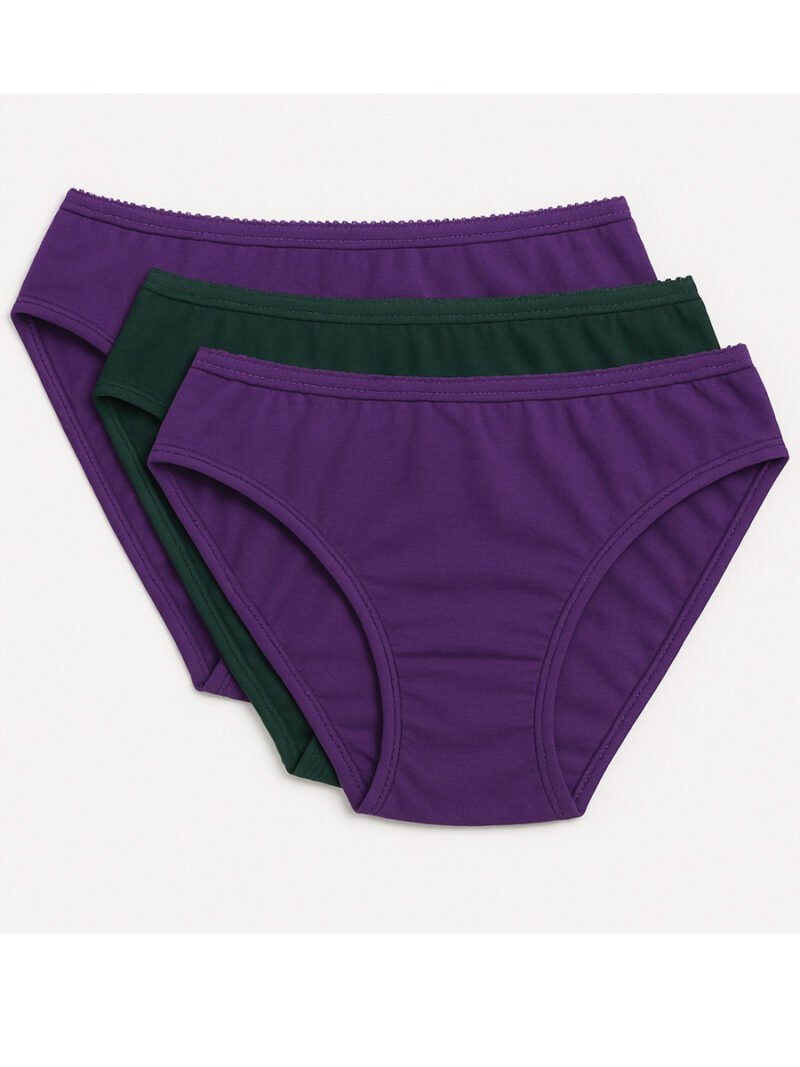 Women's Cotton Panty, 3 Pcs Pack